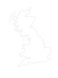 Coniston UK Outline Map