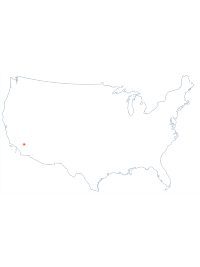 Lake Mead US Outline Map